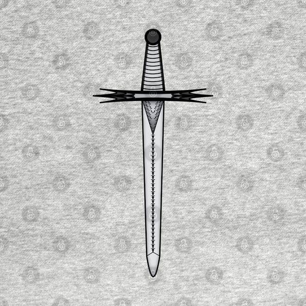 Sword symbol - Masonic symbol of Tyler for Blue Lodge Freemasonry by NxtArt